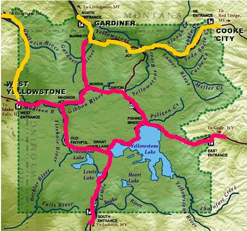 yellowstone map usa. +volcano+yellowstone+map